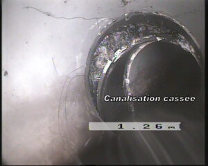 Canalisation cassé